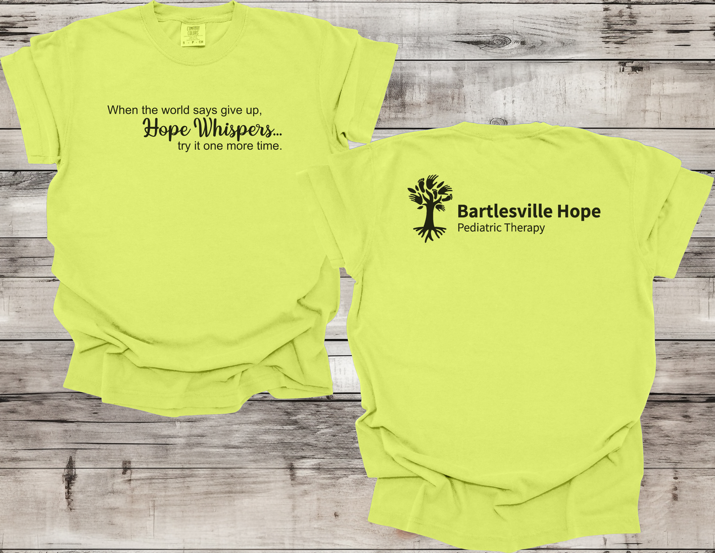 Bartlesville Hope Pediatric Therapy Comfort Colors
