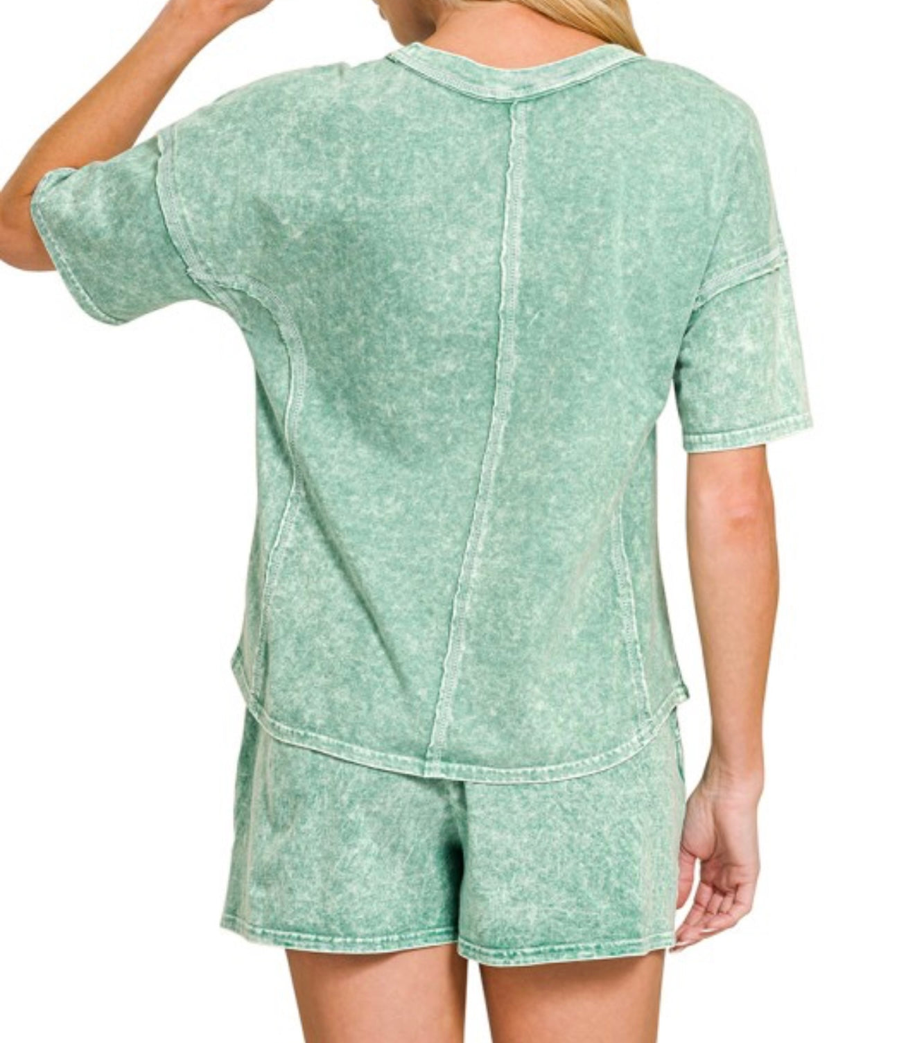 Acid Wash Lounge Set