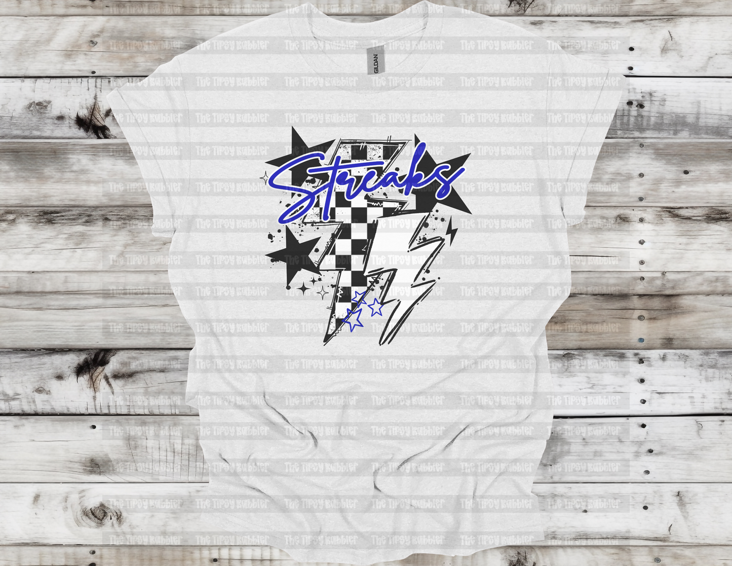Blue Streak bolt and splatter