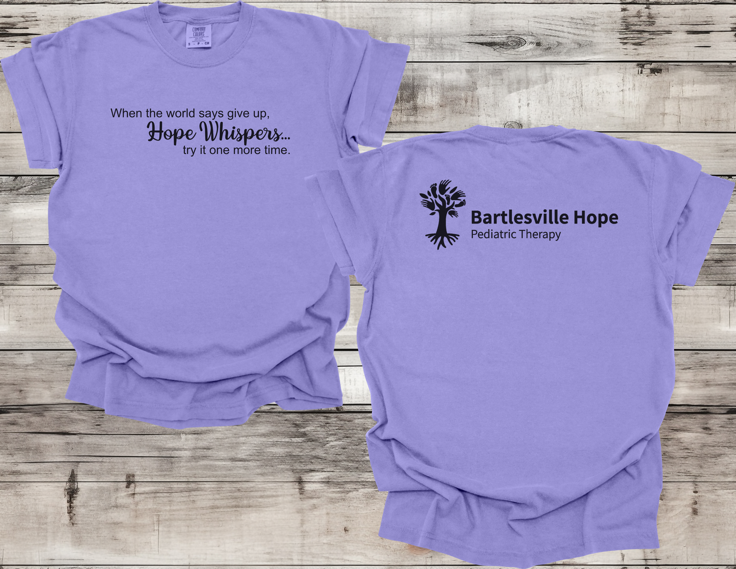 Bartlesville Hope Pediatric Therapy Comfort Colors