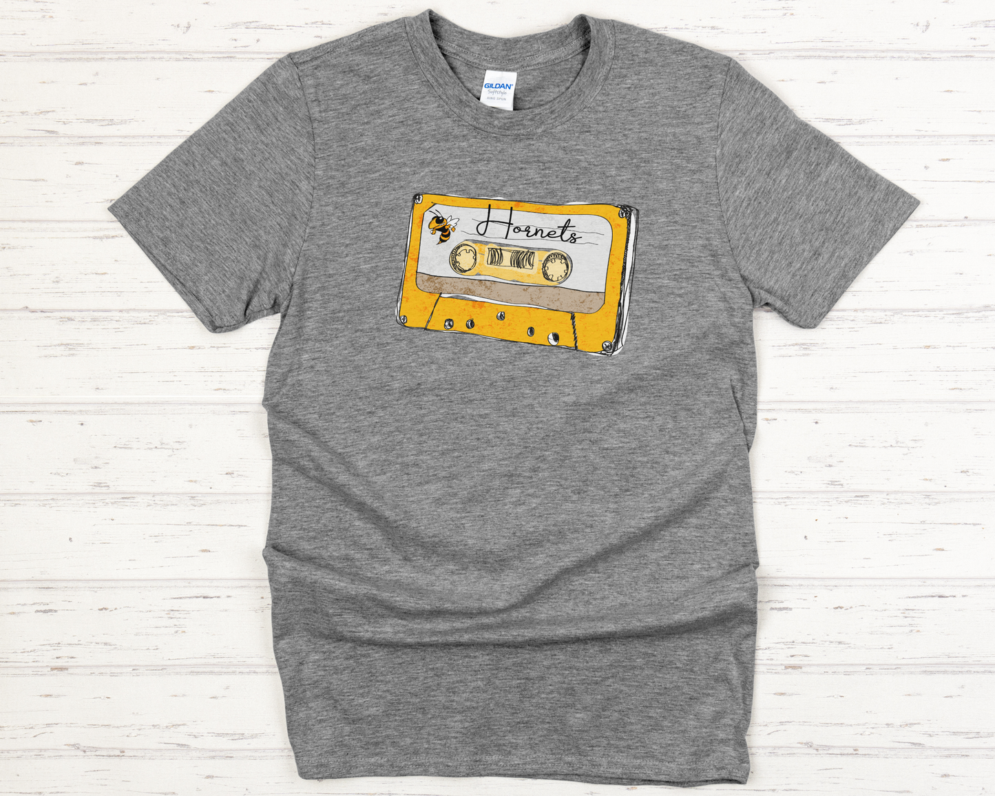 Short sleeve t-shirt Retro Cassette Tape