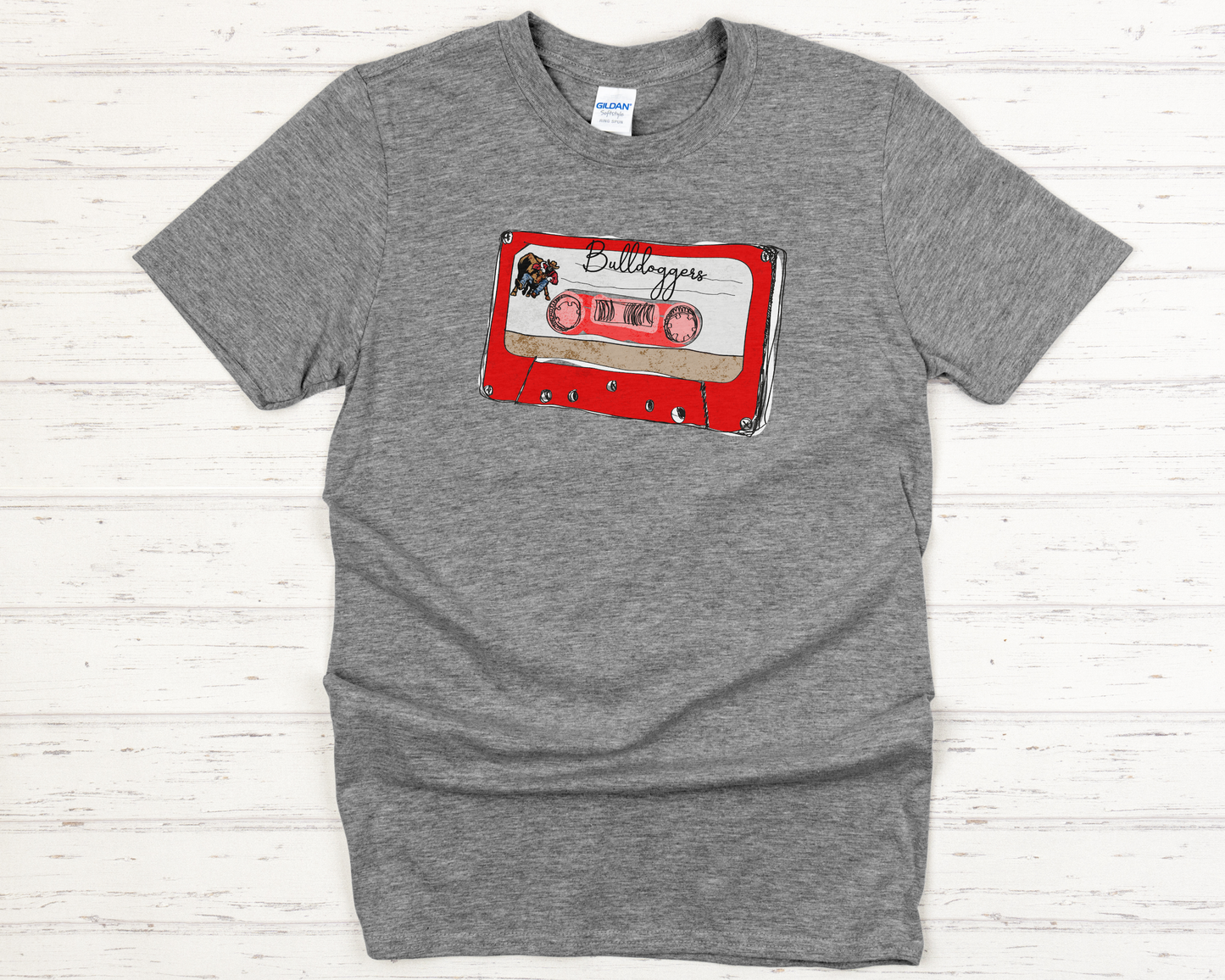 Short sleeve t-shirt Retro Cassette Tape