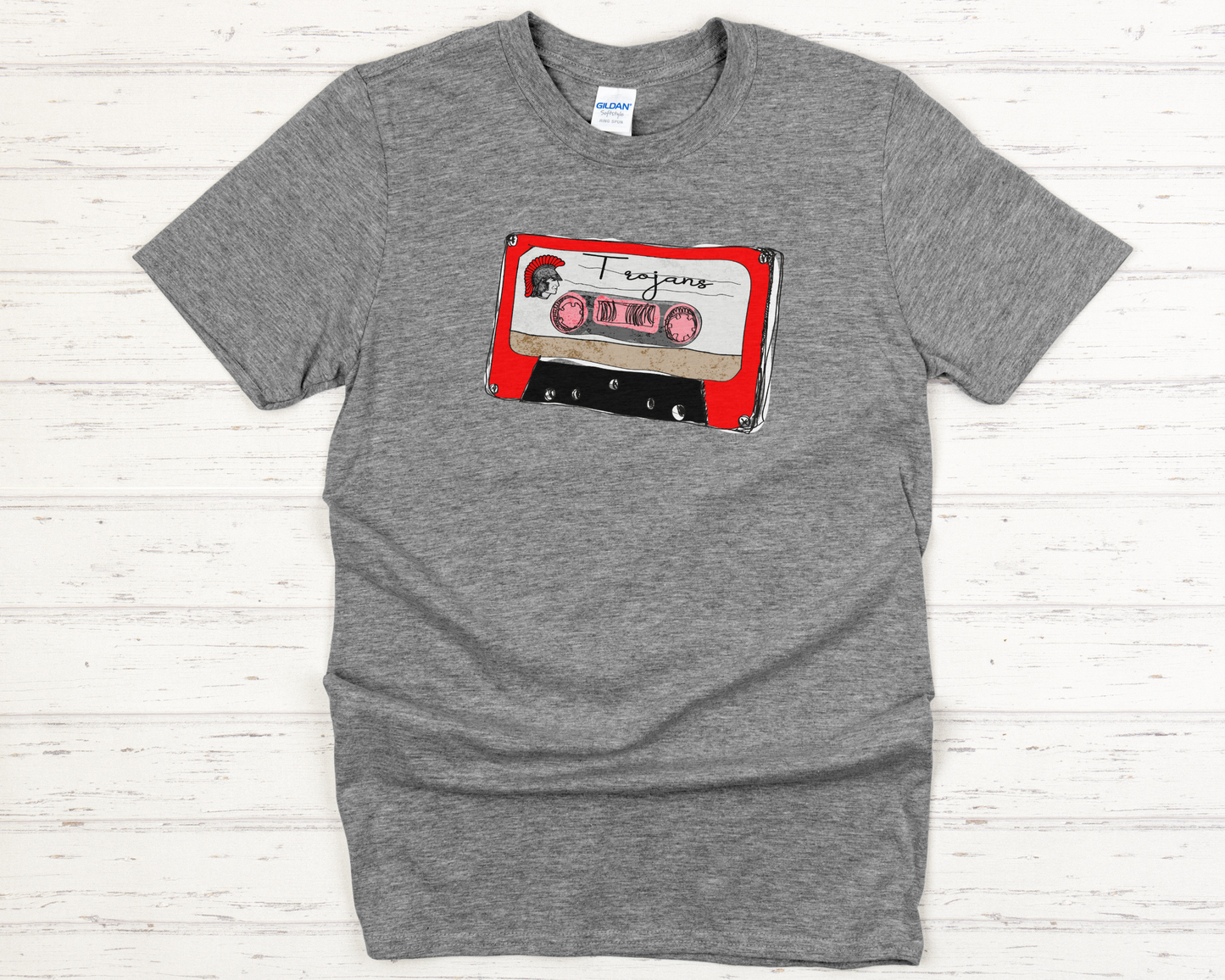 Short sleeve t-shirt Retro Cassette Tape